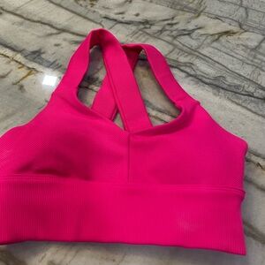 ALO Yoga Vibrant Pink Sports Bra